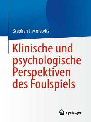 cover image of Klinische und psychologische Perspektiven des Foulspiels